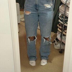PacSun 90’s Boyfriend Distressed Straight Leg Jeans